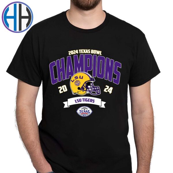 LSU Tigers Football NCAA College Football Season 2024 Champions 2024 Kinders Texas Bowl Winners Classic T-Shirt