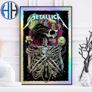 Metallica All Within My Hands 2024 Giving Tuesday Art By Brandon Heart of F4D Studios Home Decor Poster Canvas