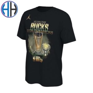 Milwaukee Bucks x Jordan 2024 NBA In Season Tournament Champions Locker Room Vintage T-Shirt