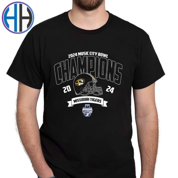 Missouri Tigers NCAA College Football Champions 2024 TransPerfect Music City Bowl Winners Unisex T-Shirt