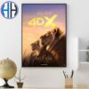 Mufasa The Lion King Fandango Poster In Theaters December 20 Wall Decor Poster Canvas