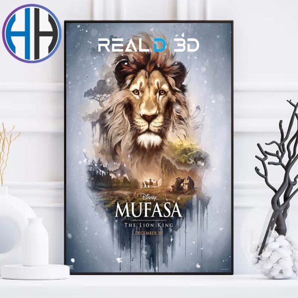 Mufasa The Lion King Reald 3D Poster In Theaters December 20 Home Decor Poster Canvas