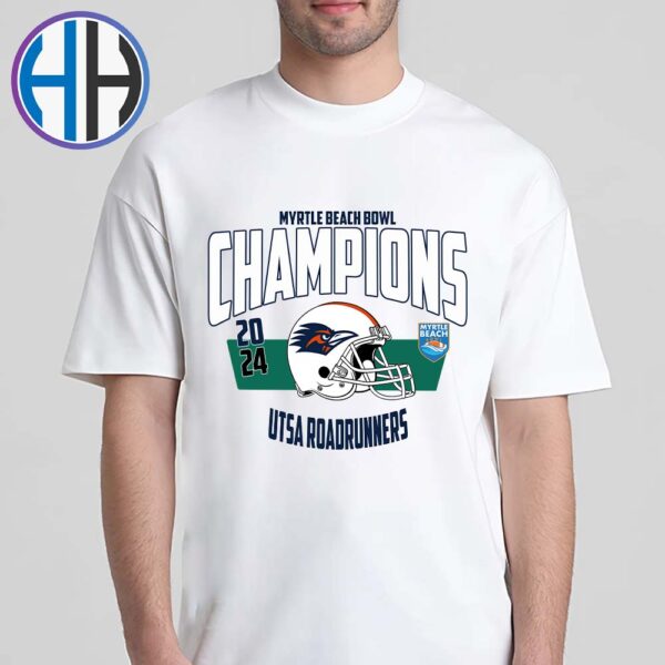 NCAA College Football Bowl UTSA Roadrunners 2024 Myrtle Beach Bowl Champions Vintage T-Shirt