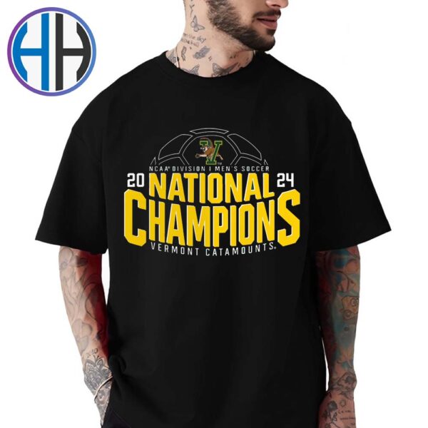 NCAA Division I Mens Soccer 2024 National Champions Vermont Catamounts Classic T-Shirt