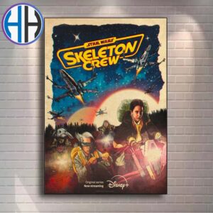 New Poster Art For Star Wars Skeleton Crew The First 4 Episodes Are Now Streaming On Disney Plus Home Decor Poster Canvas