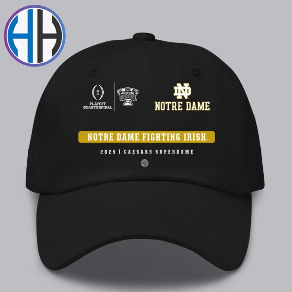 Notre Dame Fighting Irish Caesars Superdome 2025 Allstate Sugar Bowl NCAA CFP Quarterfinal Classic Cap Snapback Hat