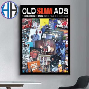 OLD SLAM ADS SLAM Presents The Best Boldest And Wildest Ads Ever Published In SLAM Home Decor Poster Canvas