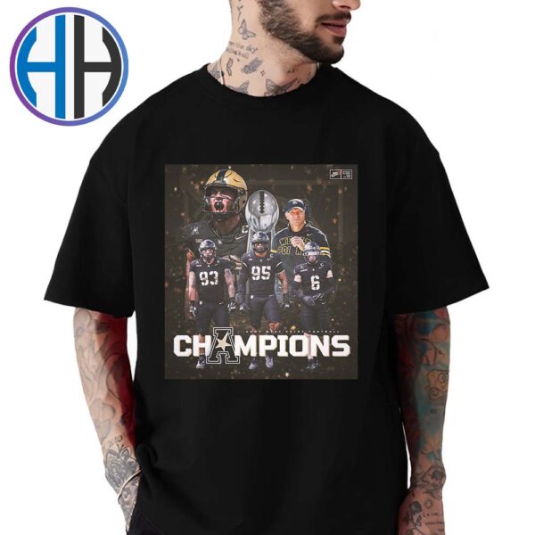 Official Army West Point Black Knights Football 2024 ACC Champions Unisex T-Shirt