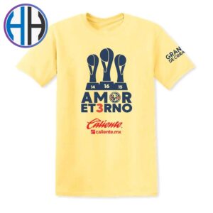 Official Club America Amor Et3rno Amor Eterno Grandes de Corazon Campeones 2024 Unisex T-Shirt