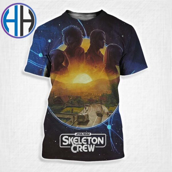 Official First Poster For Star Wars Skeleton Crew Only In Theater December 2 2024 All Over Print Shirt