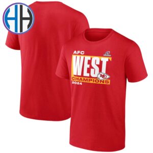 Official Kansas City Chiefs Conquer 2024 AFC West Division Champions Vintage T-Shirt