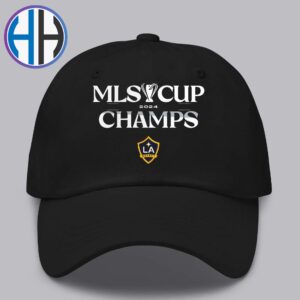 Official LA Galaxy 2024 MLS Cup Champions Standard Whistle Classic Cap Snapback Hat