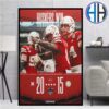 Saquon Barkley Becomes 9th Running Back In NFL History To Rush For 2000 Yards In A Season Poster Canvas