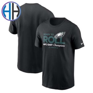 Official Philadelphia Eagles x Nike 2024 NFC East Division Champions Locker Room Trophy Collection Unisex T-Shirt