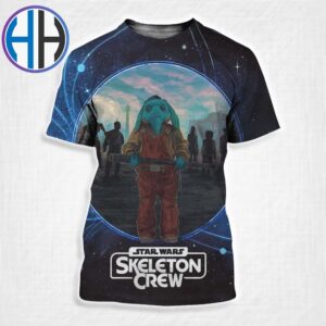 Official Poster For Star Wars Skeleton Crew For Episode 4 All Over Print Shirt