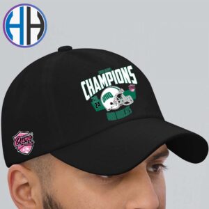 Ohio Bobcats Football 2024 StaffDNA Cure Bowl Champions NCAA College Football Snapback Hat Classic Cap