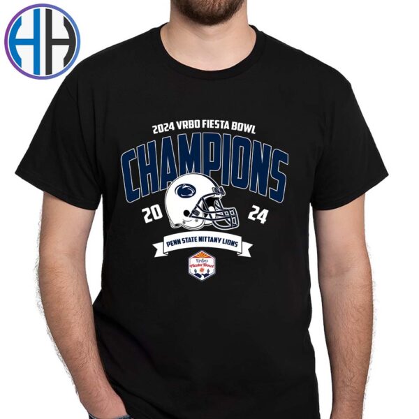 Penn State Nittany Lions Football NCAA College Football Champions 2024 Vrbo Fiesta Bowl Winners Unisex T-Shirt