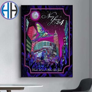 Phish The Garden New Years 2024 On December 28th-31st At Madison Square Garden Home Decor Poster Canvas