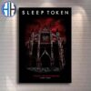 Sleep Token Exclusive Poster In Manchester At Co-Op Live Arena On Tuesday November 26th 2024 Home Decor Poster Canvas