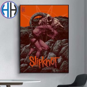 Slipknot At Schleyerhalle In Stuttgart Germany Event Poster 25th Anniversary On December 8 2024 Home Decor Poster Canvas