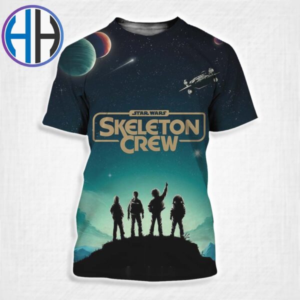 Star Wars Skeleton Crew Only On Disney Plus December 2nd Art By Salvador Anguiano All Over Print Shirt