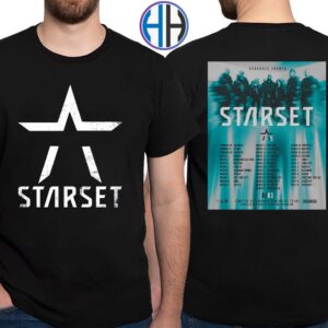 Starset 2025 Acoustic Tour Event Schedule List Date Two Sides Print Classic T-Shirt