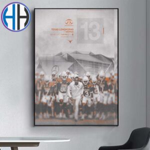 Texas Longhorns Football Vs Georgia Bulldogs Football SEC Conference Football Championship On December 7 2024 In Atlanta Ga At Mercedes-Benz Stadium Poster Canvas