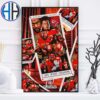 Kansas City Chiefs Back-To -Back 9 Straight Division Titles AFC West Champions 2024 Home Decor Poster Canvas