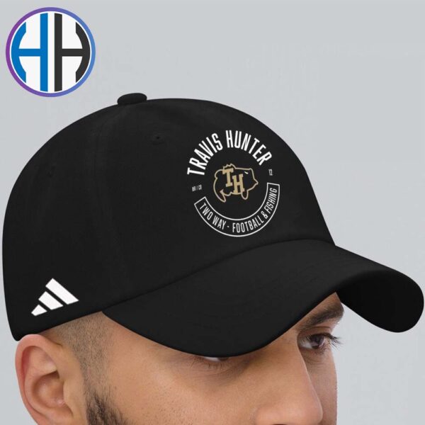 Travis Hunter Adidas Two Way Football And Fishing Snapback Hat Classic Cap