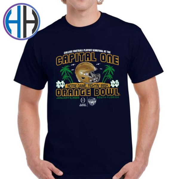 2025 The Capital One Orange Bowl Notre Dame Fighting Irish College Football Playoff Semifinal On January 9 2025 Classic T-Shirt