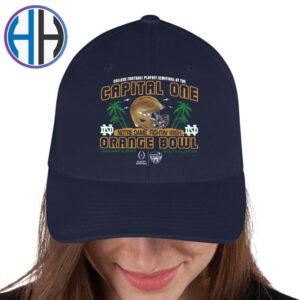 2025 The Capital One Orange Bowl Notre Dame Fighting Irish College Football Playoff Semifinal On January 9 2025 Snapback Hat Classic Cap