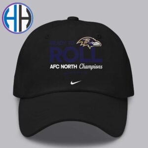 Baltimore Ravens x Nike 2024 AFC North Division Champions Locker Room Trophy Collection Hat Cap