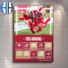 DC Defenders Football 2025 UFL Regular-Season Schedule List Home Decor Poster Canvas