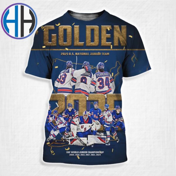 Congrats Team USA Golden Is Still 2025 IIHF World Junior Champions All Over Print Shirt