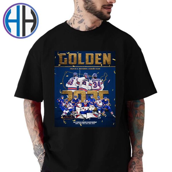 Congrats Team USA Golden Is Still 2025 IIHF World Junior Champions Classic T-Shirt