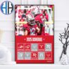 Birmingham Stallions Football 2025 UFL Regular-Season Schedule List Home Decor Poster Canvas