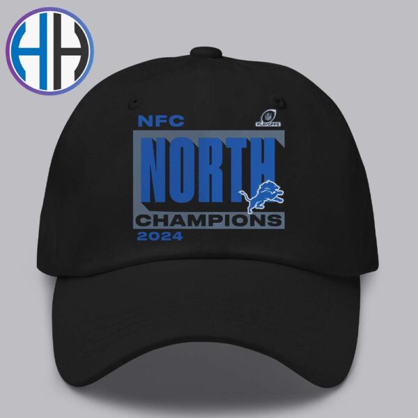 Detroit Lions Conquer 2024 NFC North Division Champions Classic Cap Snapback Hat