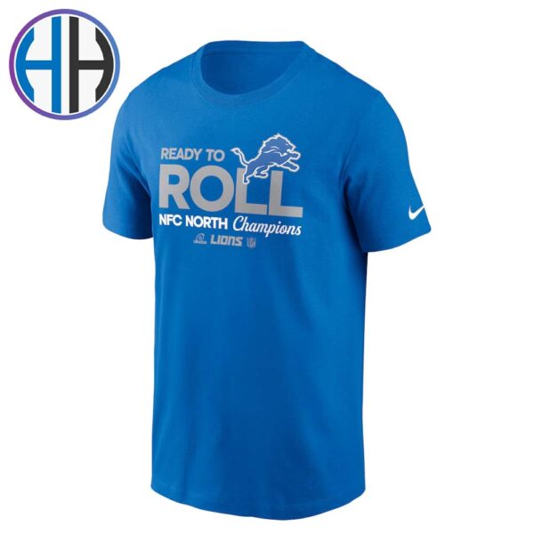 Detroit Lions x Nike Ready To 2024 NFC North Division Champions Locker Room Trophy Collection Unisex T-Shirt