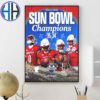 Illinois Fighting Illini Football NCAA College Football Season 2024 Champions 2024 Cheez-It Citrus Bowl Winners Poster Canvas