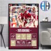 San Antonio Brahmas Football 2025 UFL Regular-Season Schedule List Home Decor Poster Canvas