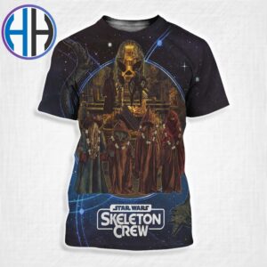 New Poster Art For Star Wars Skeleton Crew 5 Episodes Are Now Streaming On Disney Plus All Over Print Shirt