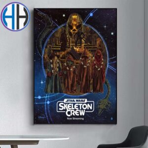 New Poster Art For Star Wars Skeleton Crew 5 Episodes Are Now Streaming On Disney Plus Home Decor Poster Canvas