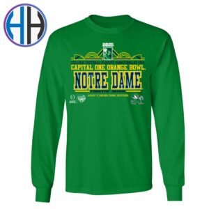 Notre Dame Fighting Irish College Football Playoff Semifinal At 2025 The Capital One Orange Bowl On January 9 2025 Unisex T-Shirt