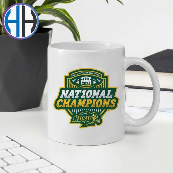 Official North Dakota State Bison Football Nat10nal Champions 2024-25 NCAA Division I Football Logo Ceramic Mug