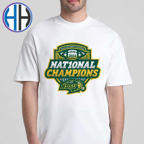 Official North Dakota State Bison Football Nat10nal Champions 2024-25 NCAA Division I Football Logo Classic T-Shirt