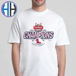 Ole Miss Rebels Football 2025 Gator Bowl Champions NCAA College Football Unisex T-Shirt