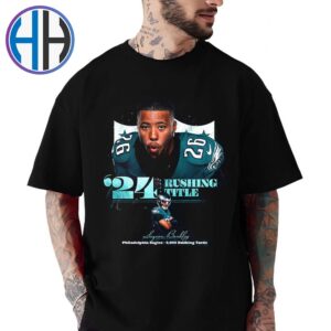 Saquon Barkley Philadelphia Eagles Wins 2024 NFL Rushing Title With 2005 Rushing Yards Vintage T-Shirt