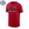 Tampa Bay Buccaneers Nike Four-Straight 4 Straight NFC South Titles NFC South Division Champions 2024 T-Shirt